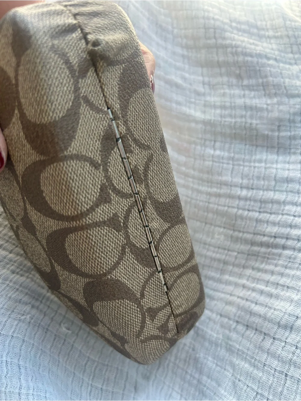 Coach mongram glasses case